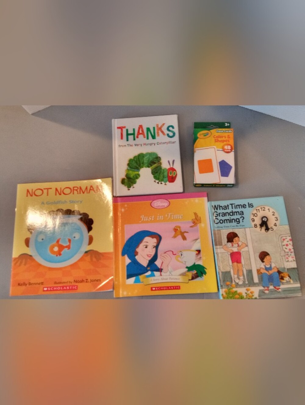 Variety Of Kids Learning Books Lot Of 4 And Color Shape Cards